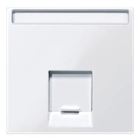 Центральная панель компьютерной розетки полярно-белый Merten, MTN469819