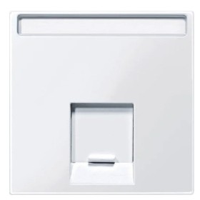 Центральная панель компьютерной розетки полярно-белый Merten, MTN469819