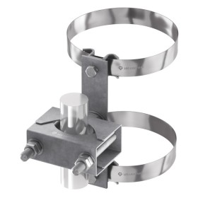 Двойной трубный хомут для молниеприемника Leo Lightman Ni (409233)