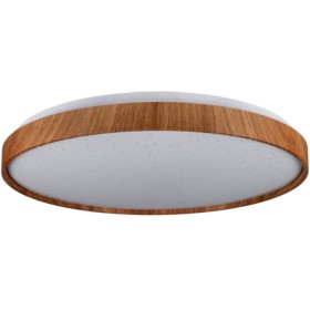 Потолочный светильник Vestum FOREST звездное небо 60Вт 395x65мм 3000К-6500К тиковое дерево