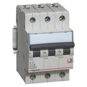 Автоматический выключатель C 6A 3П 6kA, Legrand