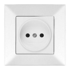 Розетка одинарна Meridian, білий