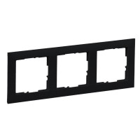 Рамка 3-постовая Legrand SUNO (чорный) 721523