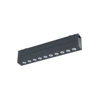 Магнитный трековый светильник UST-GR 12W 4000К 48V IP20 черный Violux ( 320155 )