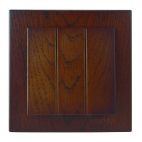 Вимикач Nilson Touran горіх 3кл ( 24271066 )