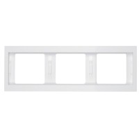 Рамка 3-місна, горизонтальна, полярна білизна Berker K.1