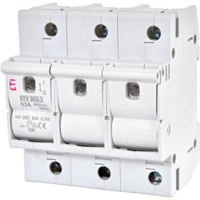 Роз'єднувач запобіжник ETI 002271004 STV D02 63A 3p
