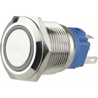 Кнопка Аско-Укрем TYJ 19-271 1NO+1NC 24В с подсветкой красная (A0140010139)