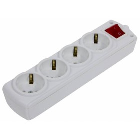 Чотиримісна колодка E.Next etes.4.zs із заземленням та вимикачем (s042106)