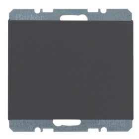 Заглушка із центральною панеллю антрацит Berker K.1