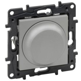 Светорегулятор Legrand Niloe Step 300Вт алюминий (863352)