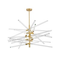 Люстра Zuma Line 5905316668447 Reykjavik G9 6x42W IP20 золотая