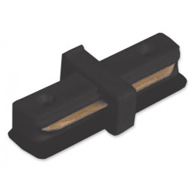 Прямий конектор Feron 6678 LD1004 для однофазного вбудовуваного шинопроводу (чорний)