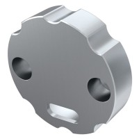 Заглушка Lumines для типу COSMO з отвором срібло