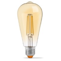 Светодиодная филаментная лампа Videx Filament ST64FA E27 10Вт 2200K (VL-ST64FA-10272) бронза