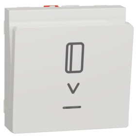 Картковий вимикач Schneider Electric NU328318 з підсвічуванням 10А 2М (білий)
