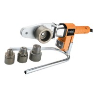 Паяльник для пластикових труб Neo Tools 21-001 650Вт 4 насадки PTFE-покриття 260°С 4 4кг кейс