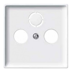 Центральная панель TV розетки антенная белая Merten, MTN294119