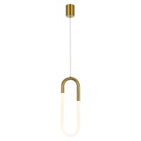 Подвесной светильник, люстра Azzardo AZ5740 Nexus LED 1x9W 3000K 720Lm IP20 золотой