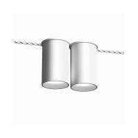 Точечный светильник для наружной проводки Pikart 33876-1 BP GU10 2x60W IP20 Белый