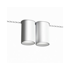 Точковий світильник для зовнішньої проводки Pikart 33876-1 BP GU10 2x60W IP20 Білий