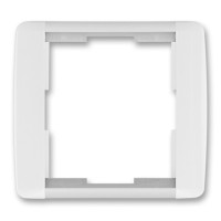 Рамка 1-местная белая/белo-ледяная, Element, АВВ