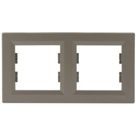 Рамка двойная бронза Asfora, EPH5800269