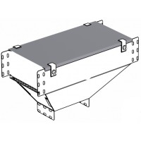 Кришка на вертикальний зовнішній кут METAKSAN KKDL 30 10 PG 300мм 1мм перехідник правобічний/лівобічний