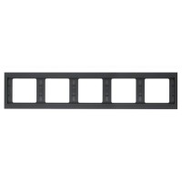 Рамка 5-местная, горизонтальная, антрацит Berker K.1