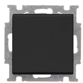 Однокнопочный перекрестный выключатель ABB Basic 55 2CKA001012A2182 2006/7 UC-95-507 (черный шато)