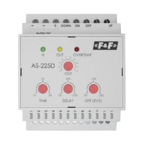 Реле каскадне F&F AS-225D 9-30В DC, 12-канальне