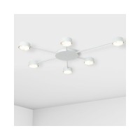 Люстра стельова Imperium Light 751682.01.01 Freeda GX53 6x60W IP20 Біла