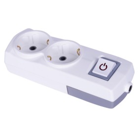 Колодка E.Next e.t.es.2.z.s 2 гнізда з заземленням та вимикачем (s042107)