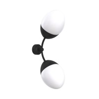 Бра, настінний світильник Pikart 35416-5 Burgeon Sconce E14 2x60W IP20 чорний