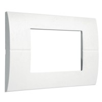 Горизонтальна рамка Hager Systo WS417 без вертикальних перегородок 3М (білий)