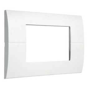 Горизонтальная рамка Hager Systo WS417 без вертикальных перегородок 3М (белый)