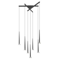 Подвесной светильник, люстра Zuma Line 5905316668409 Boston LED 7x1.5W 3000K 3850Lm IP20 черный