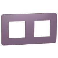 Двопостова рамка Schneider Electric NU280414 (ліловий/білий)