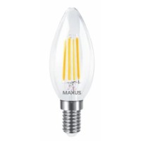 Светодиодная лампа Maxus C37 FM 220Вт E14 Clear (1-MFM-734)