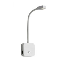 Бра, настінний світильник Kloodi WA-SNAKE SQ565 Snake Led 1x3W 3000K IP20 Wh