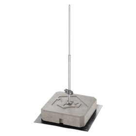 Блискавкоприймач Leo Lightman 1,5м Al з бетонною основою (407156)