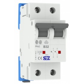 Двухполюсный автомат SEZ 62 B 32А 2P (PR62B32А)
