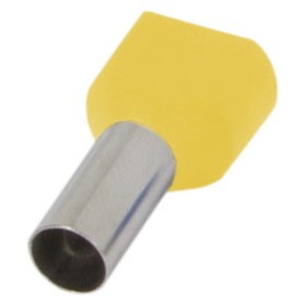 Ізольований наконечник E.Next e.terminal.stand.te.2.1.5.yellow 2x1,5 кв.мм жовтий (s4037005)