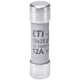 Запобіжник ETI 002625106 CH 10x38 gPV 12A 1000V (10kA) UL