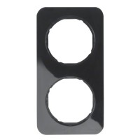 Рамка 2-местная, черная Berker R.1