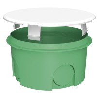 Монтажна коробка для суцільних стін Plank Electrotechnic BOXES MB101 (PLK6101500) типу МВ 70х40мм (салатова)