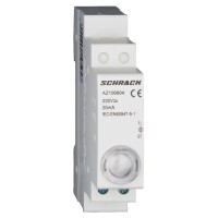 Белый модульный LED индикатор Schrack AZ106804 230В AC