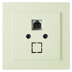 Розетка Nilson Touran кремова телефонна ( 24121040 )