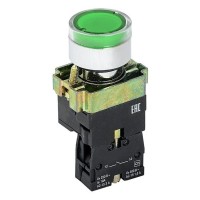 Кнопка TNSy XB2-BW3361 1НО з підсвічуванням зелений (TNSy5500291)