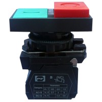 Кнопка Promfactor FP5-AL8425 1NO 1NC зелено-червона (FP5-AL8425)